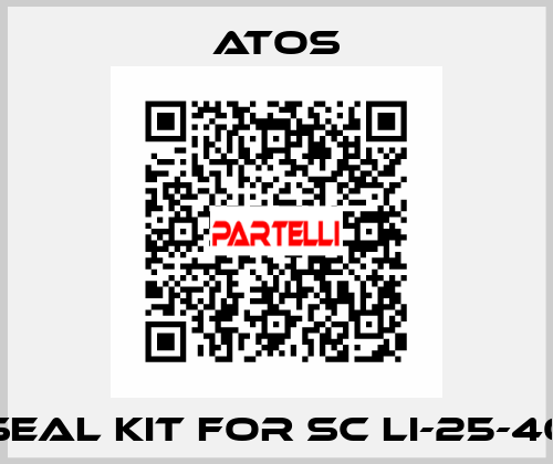 SEAL KIT FOR SC LI-25-40 Atos