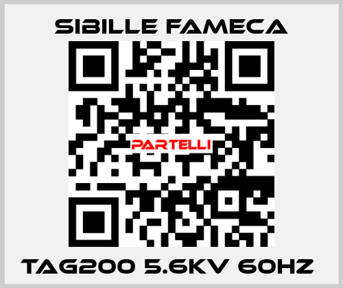 TAG200 5.6KV 60HZ  Sibille Fameca