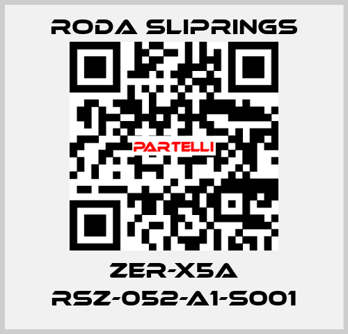 ZER-X5A RSZ-052-A1-S001 Roda Sliprings