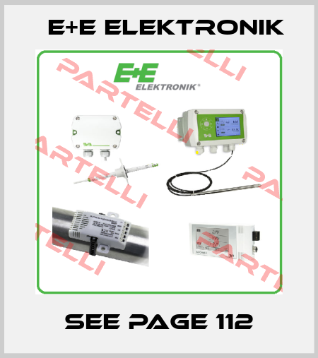 SEE PAGE 112 E+E Elektronik