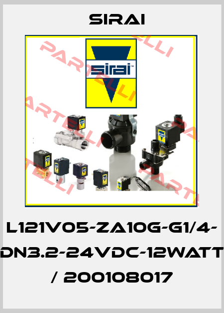 L121V05-ZA10G-G1/4- DN3.2-24VDC-12Watt / 200108017 Sirai