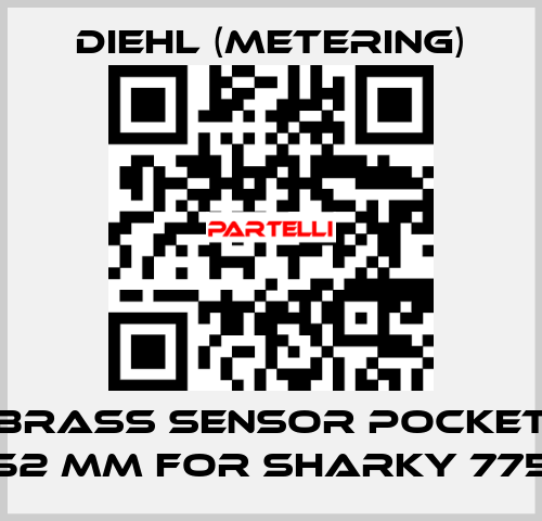 Brass sensor pocket 52 mm for SHARKY 775 Diehl (Metering)