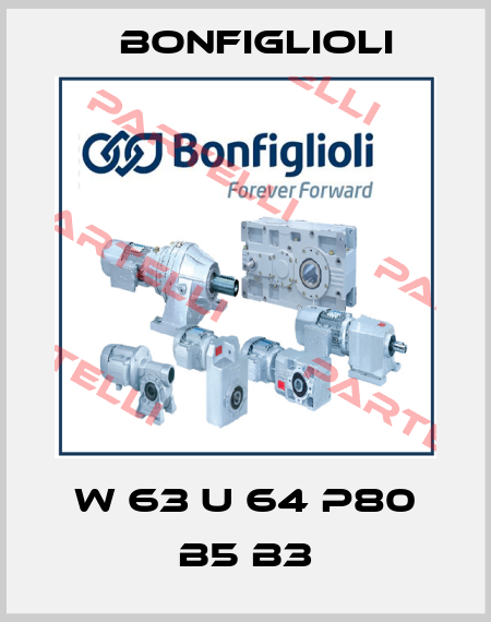 W 63 U 64 P80 B5 B3 Bonfiglioli