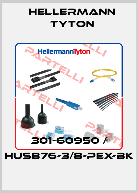 301-60950 / HUS876-3/8-PEX-BK Hellermann Tyton