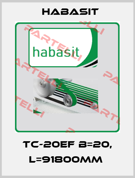 TC-20EF B=20, L=91800MM  Habasit