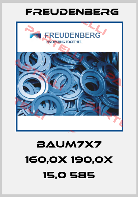 BAUM7X7 160,0X 190,0X 15,0 585 Freudenberg