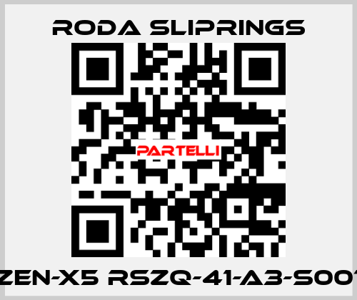 ZEN-X5 RSZQ-41-A3-S001 Roda Sliprings