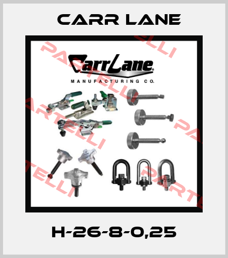 H-26-8-0,25 Carr Lane
