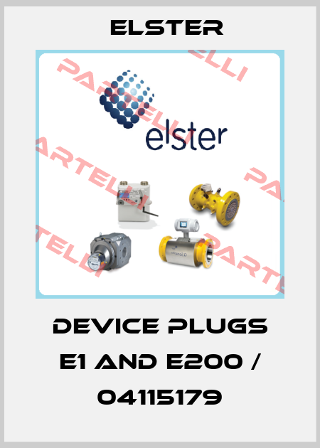 Device plugs E1 and E200 / 04115179 Elster
