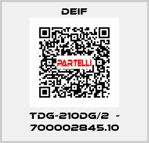 TDG-210DG/2  - 700002845.10 Deif
