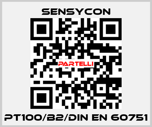 PT100/B2/DIN EN 60751 SENSYCON