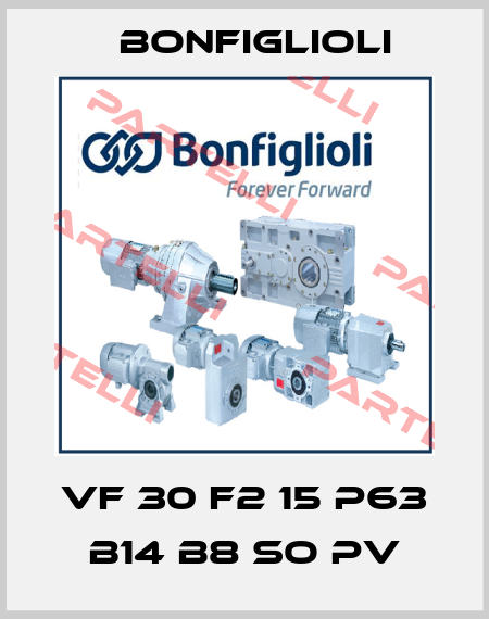 VF 30 F2 15 P63 B14 B8 SO PV Bonfiglioli