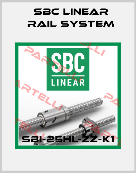 SBI-25HL-ZZ-K1 SBC Linear Rail System