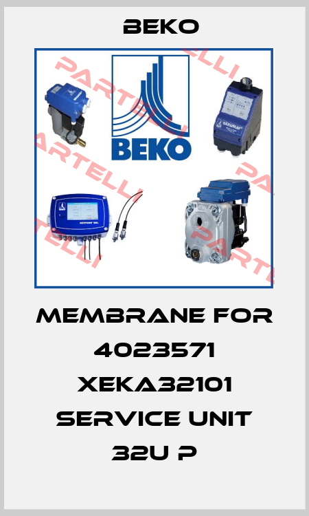 Membrane for 4023571 XEKA32101 SERVICE UNIT 32U P Beko