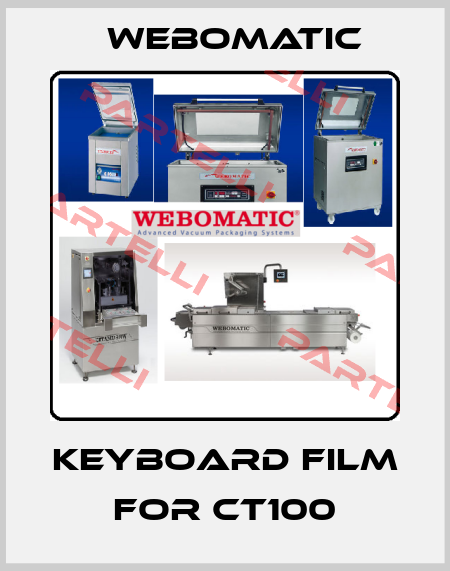 Keyboard film for CT100 Webomatic