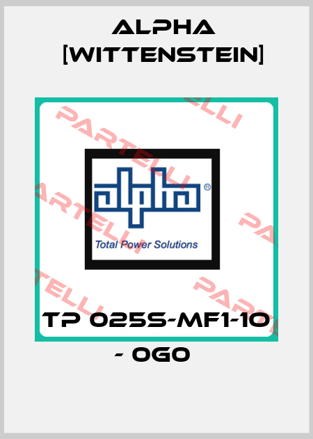 TP 025S-MF1-1O - 0G0  Alpha [Wittenstein]