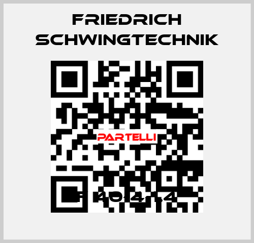 F 40-4-1.4 Friedrich Schwingtechnik