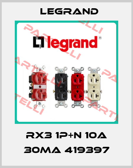 RX3 1P+N 10A 30mA 419397 Legrand