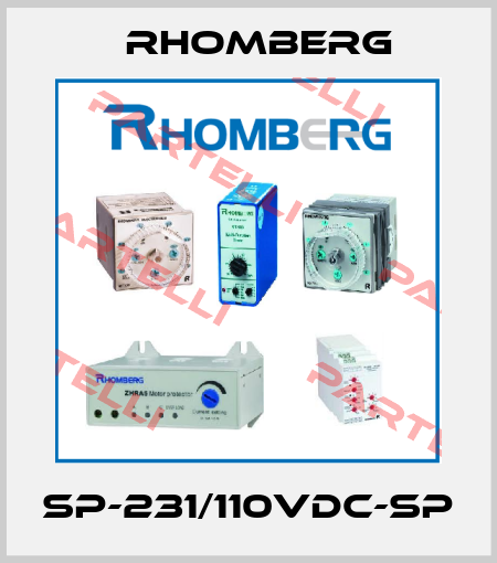 SP-231/110VDC-SP Rhomberg