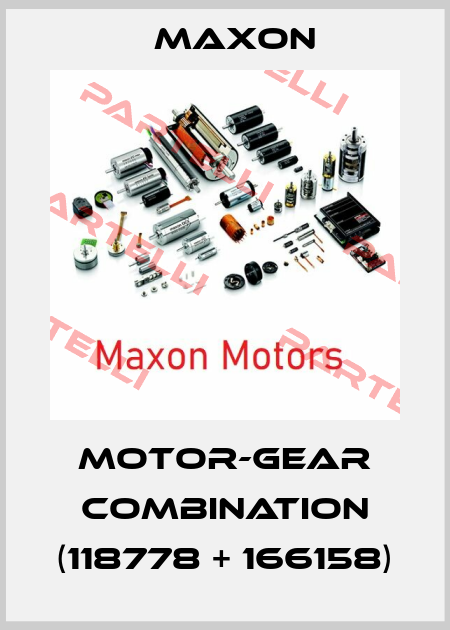 motor-gear combination (118778 + 166158) Maxon