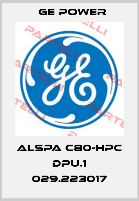 ALSPA C80-HPC DPU.1 029.223017 GE Power