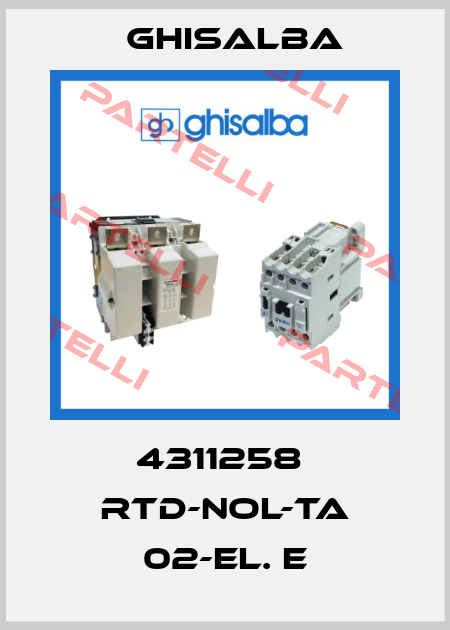 4311258  RTD-NOL-TA 02-EL. E Ghisalba