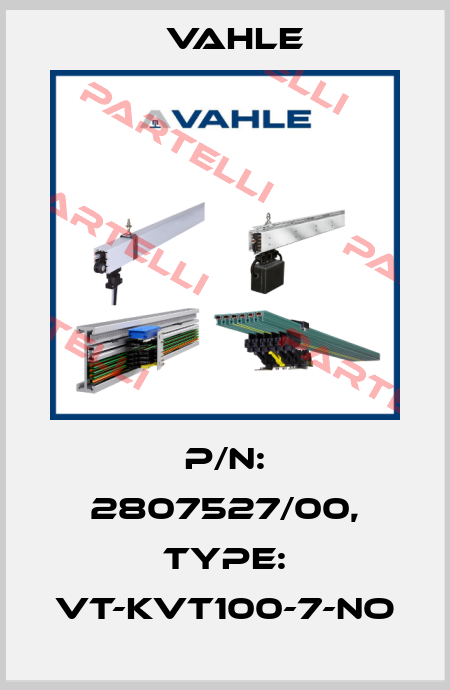 P/n: 2807527/00, Type: VT-KVT100-7-NO Vahle