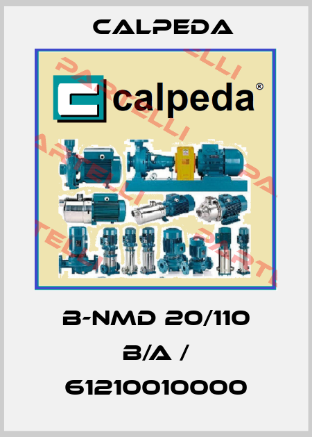 B-NMD 20/110 B/A / 61210010000 Calpeda