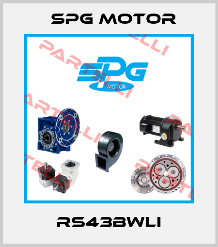 RS43BWLI Spg Motor