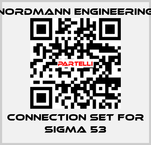 Connection set for SIGMA 53 NORDMANN ENGINEERING