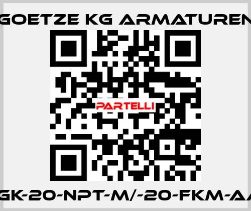 810SGK-20-NPT-M/-20-FKM-AA3-16 Goetze KG Armaturen