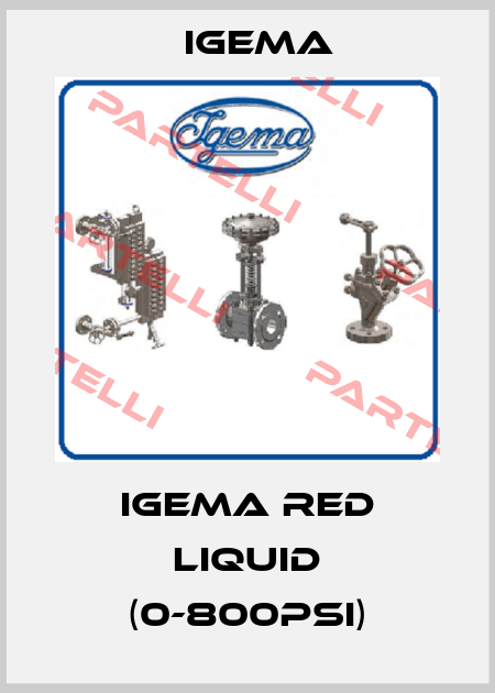Igema Red Liquid (0-800psi) Igema