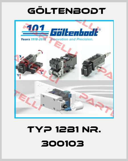 TYP 12B1 NR. 300103  Göltenbodt