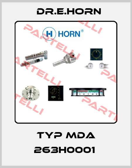 Typ MDA 263H0001  Dr.E.Horn