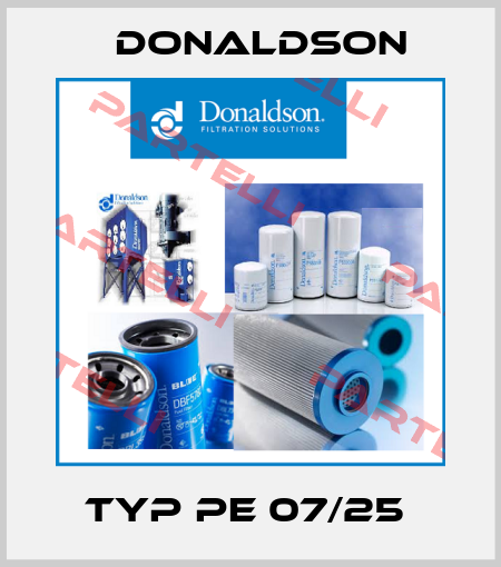 TYP PE 07/25  Donaldson