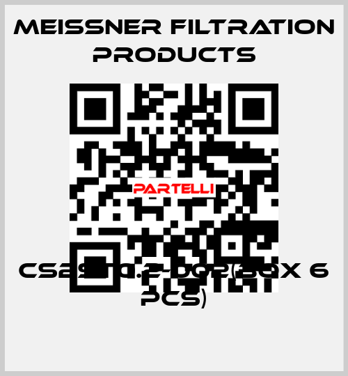 CS2ST0.2-002(Box 6 pcs) Meissner Filtration Products