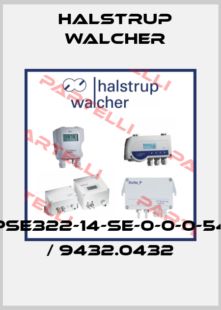 PSE322-14-SE-0-0-0-54 / 9432.0432 Halstrup Walcher