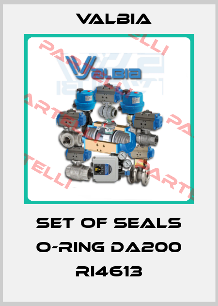 Set of seals O-Ring DA200 RI4613 Valbia