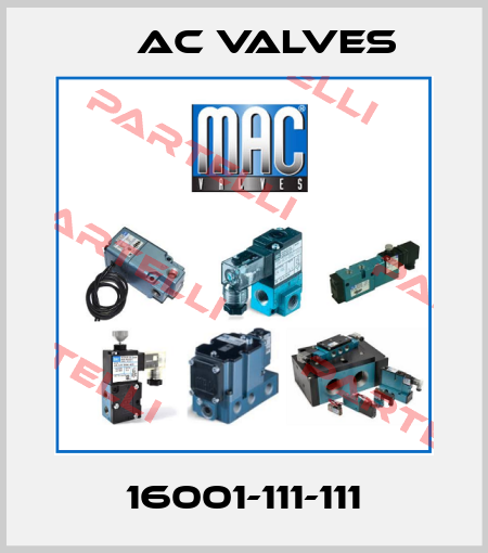 16001-111-111 МAC Valves