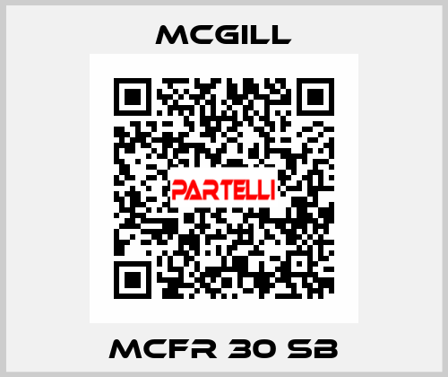 MCFR 30 SB McGill