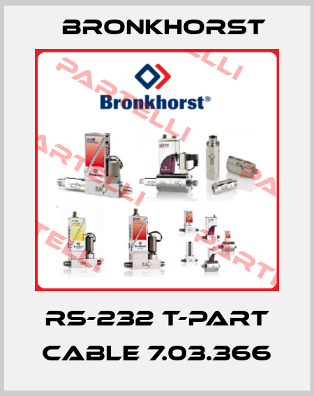 RS-232 T-PART CABLE 7.03.366 Bronkhorst
