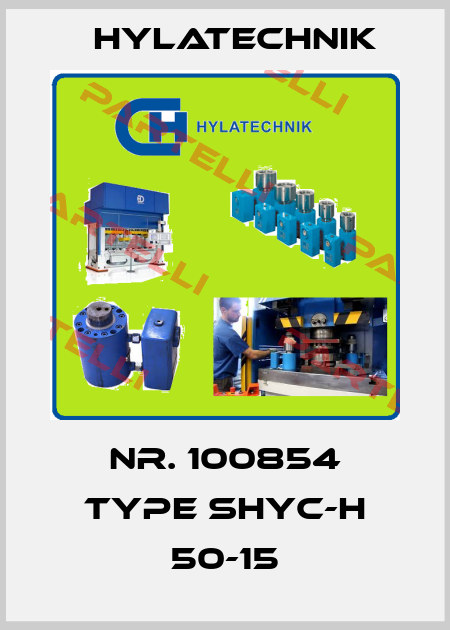 Nr. 100854 Type SHYC-H 50-15 Hylatechnik