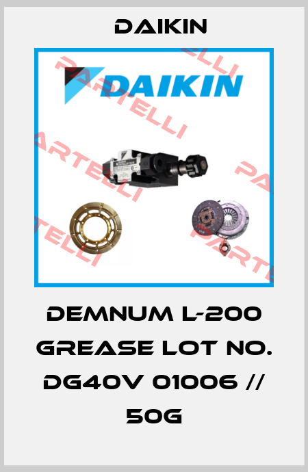 Demnum L-200 Grease Lot no. DG40V 01006 // 50g Daikin