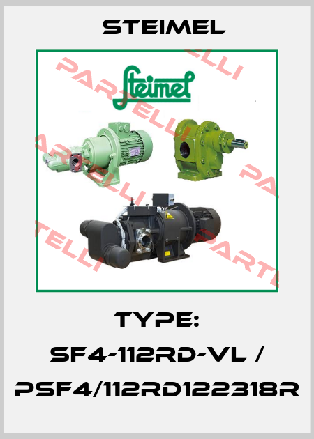 Type: SF4-112RD-VL / PSF4/112RD122318R Steimel