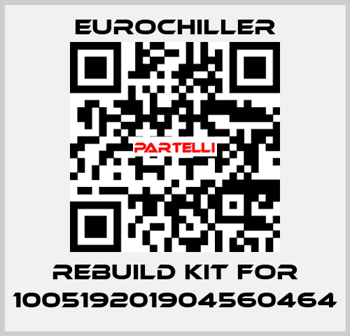 rebuild kit for 100519201904560464 EUROCHILLER