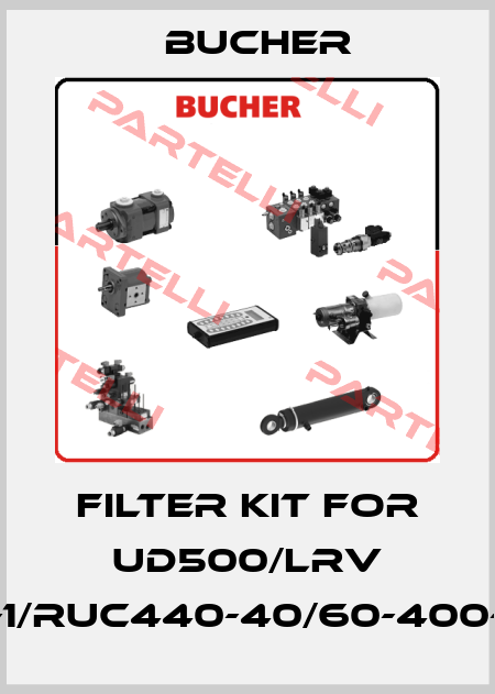 filter kit for UD500/LRV 700-1/RUC440-40/60-400-50// Bucher