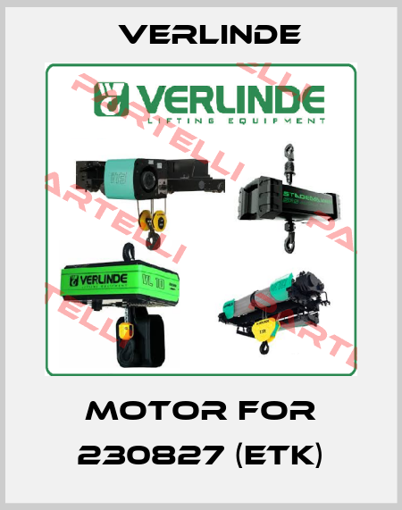 Motor for 230827 (ETK) Verlinde