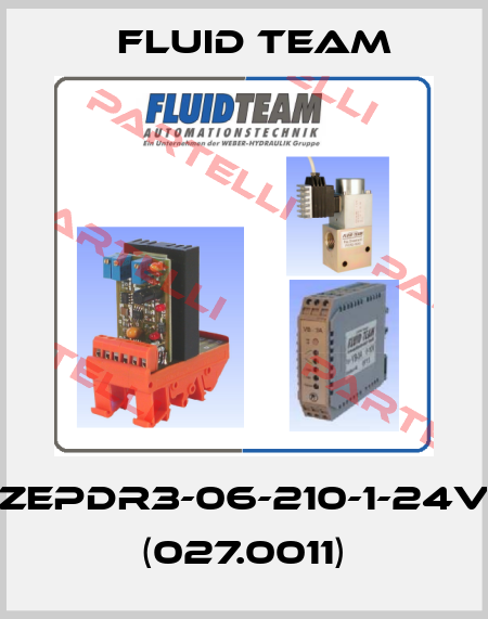 ZEPDR3-06-210-1-24V (027.0011) Fluid Team