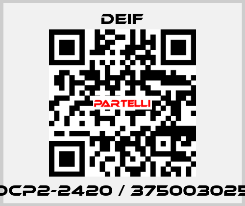 DCP2-2420 / 375003025 Deif