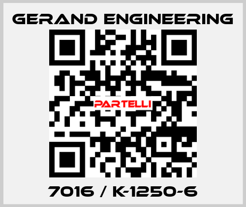 7016 / K-1250-6 Gerand Engineering